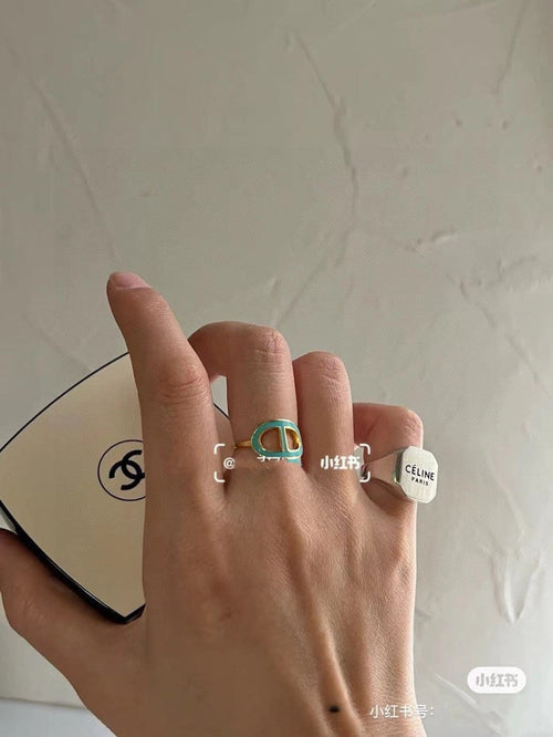 Celine Vintage 18K Gold Ring