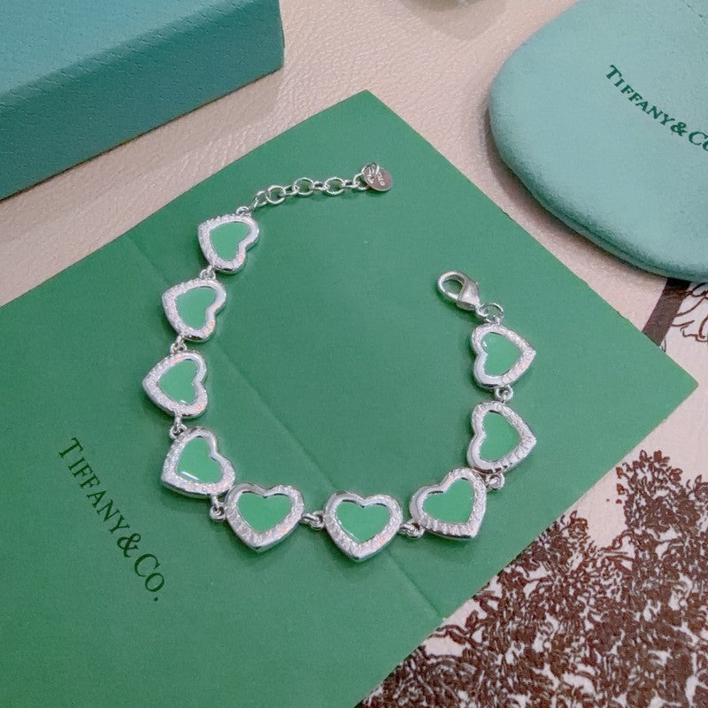 Tiffany Return to Pink Heart Tag 18K Gold Bracelet