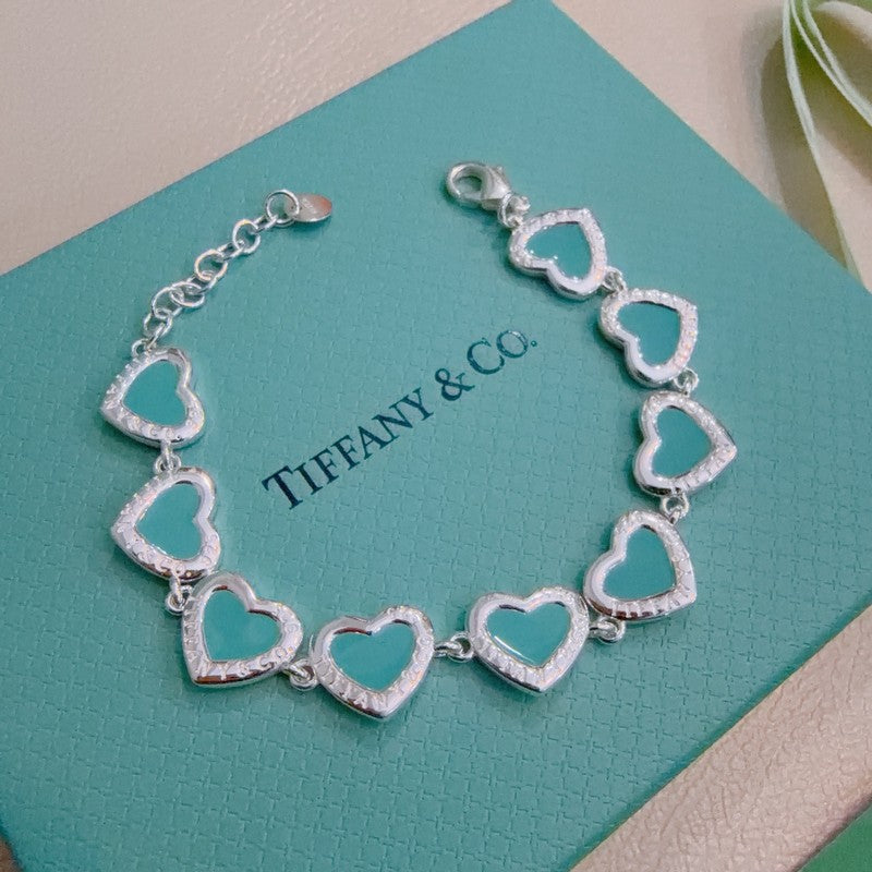 Tiffany Return to Pink Heart Tag 18K Gold Bracelet