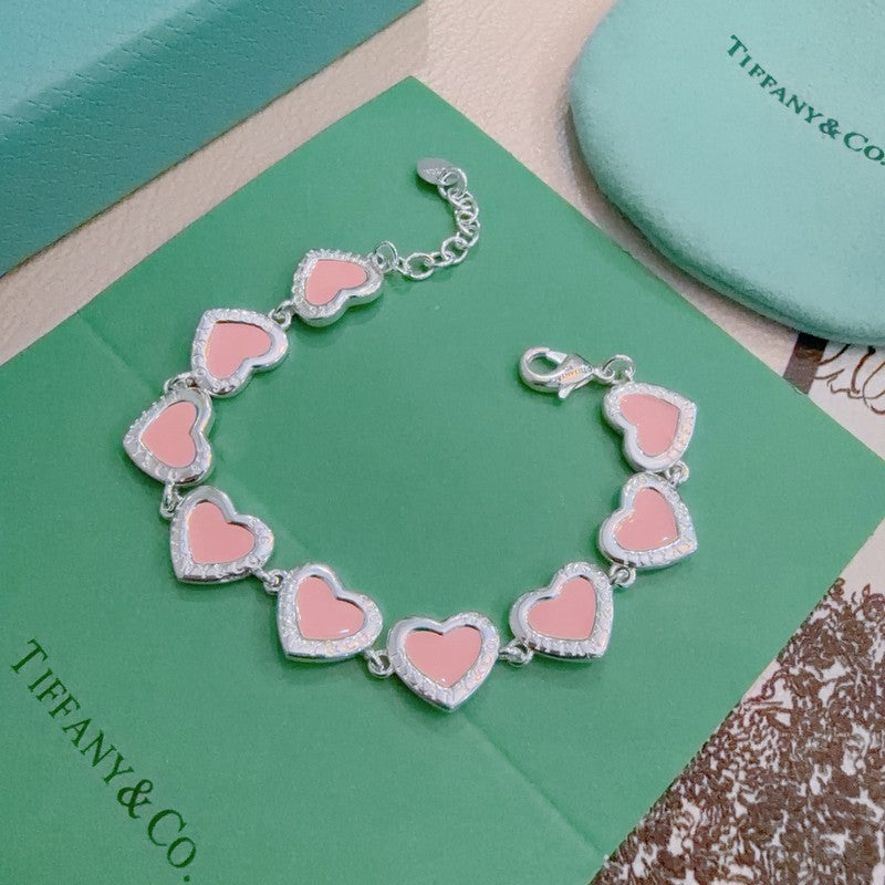 Tiffany Return to Pink Heart Tag 18K Gold Bracelet