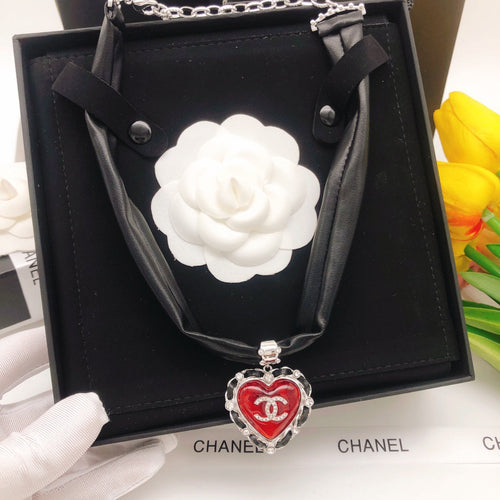 Chanel 2021 Leather Choker 18K Gold Necklace