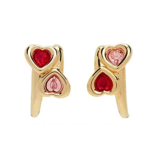 Bvlgari Crystals 18K Gold Earrings