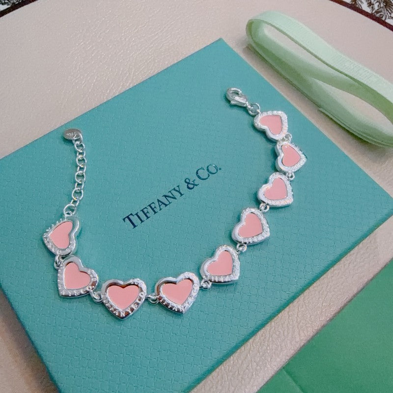 Tiffany Return to Blue Heart Tag 18K Gold Bracelet