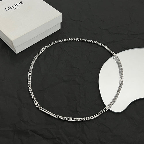 Celine Gourmette Chain 18K Gold Necklace