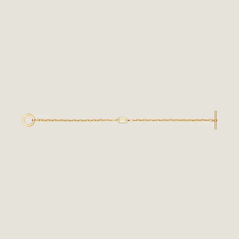 Hermes New Farandole 18K Gold Bracelet